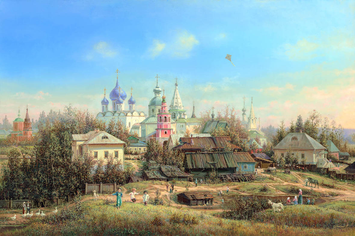 Русский пейзаж. Художник Сергей Панин.