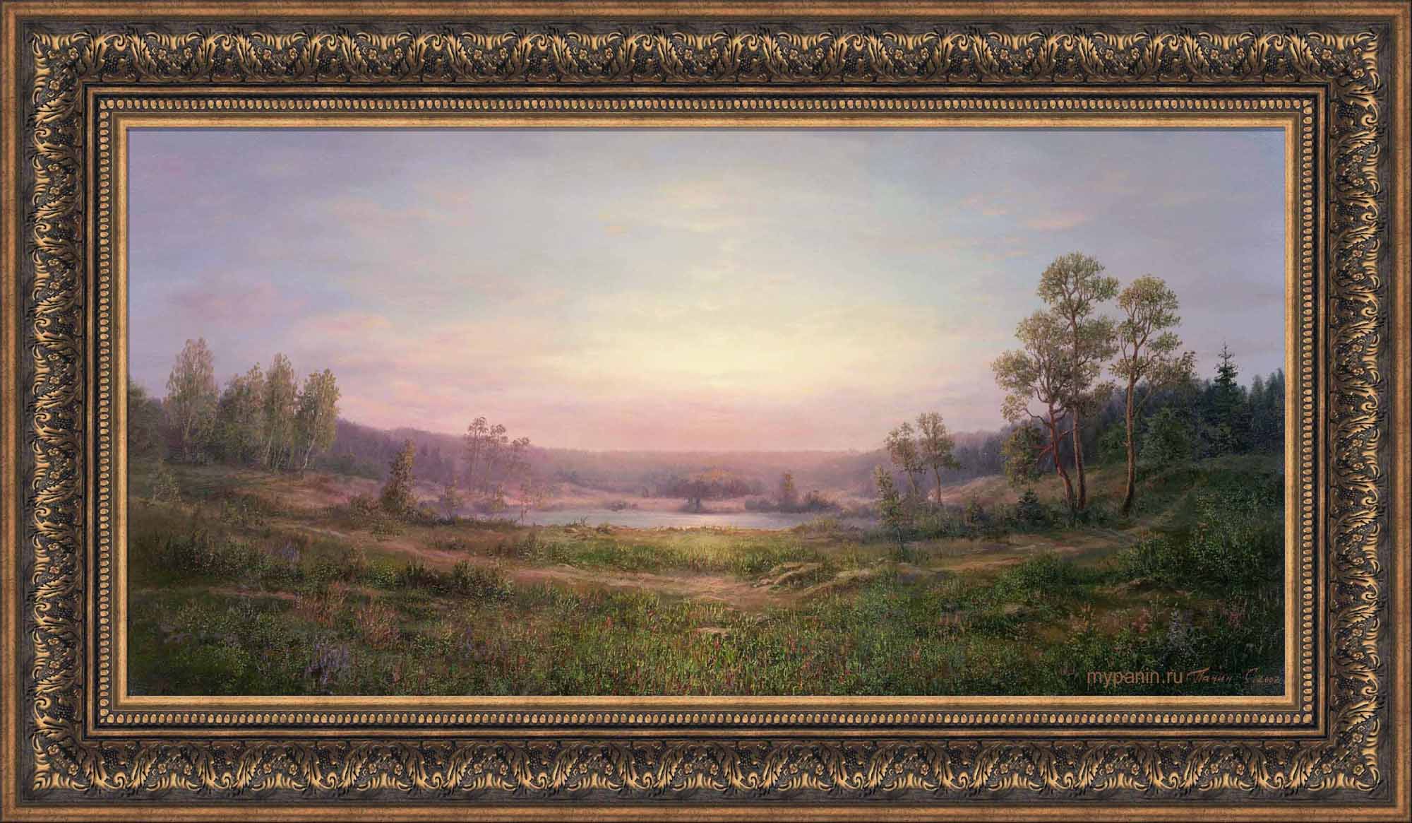 Ранним утром. Художник Сергей Панин.