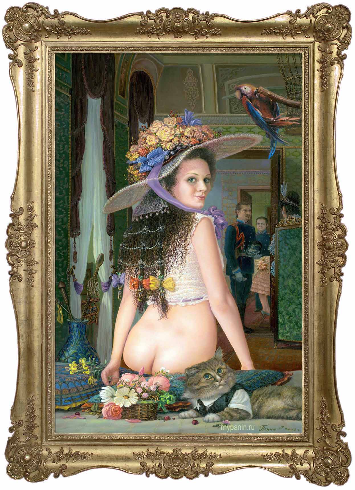 Ромео и Джульетта. Старинная рама. Художник Сергей Панин.