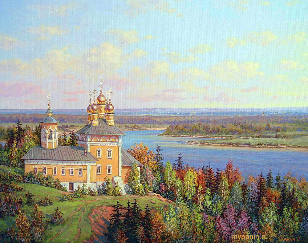 Необъятная Русь. Октябрь. Художник Сергей Панин.