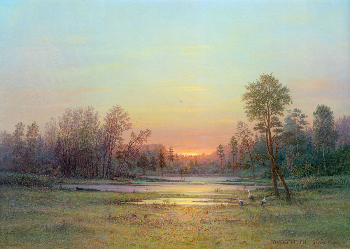 Новый день. Сентябрь. Художник Сергей Панин.