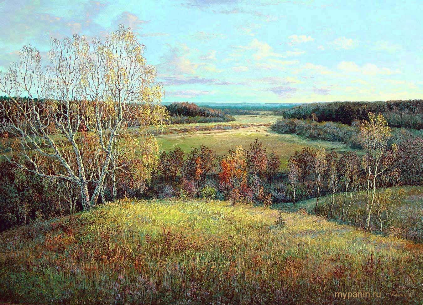 Русская осень. Художник Сергей Панин.