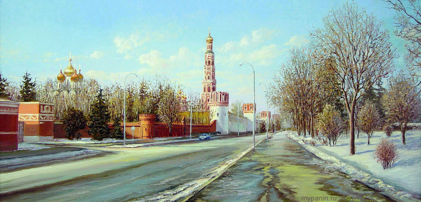 Весна в Москве. Новодевичий монастырь.