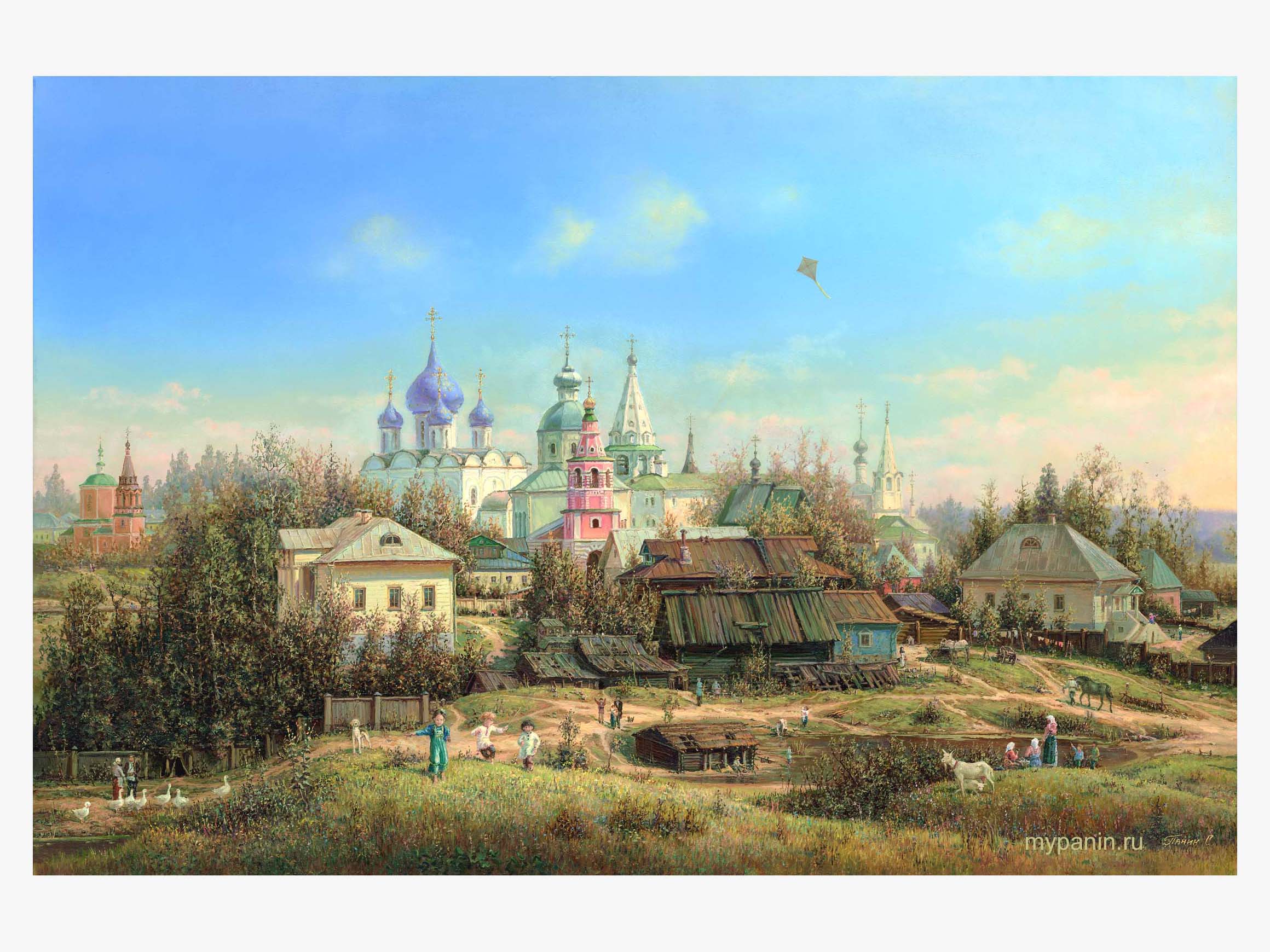 Суздаль Кремль. Русь Православная. Художник Сергей Панин.