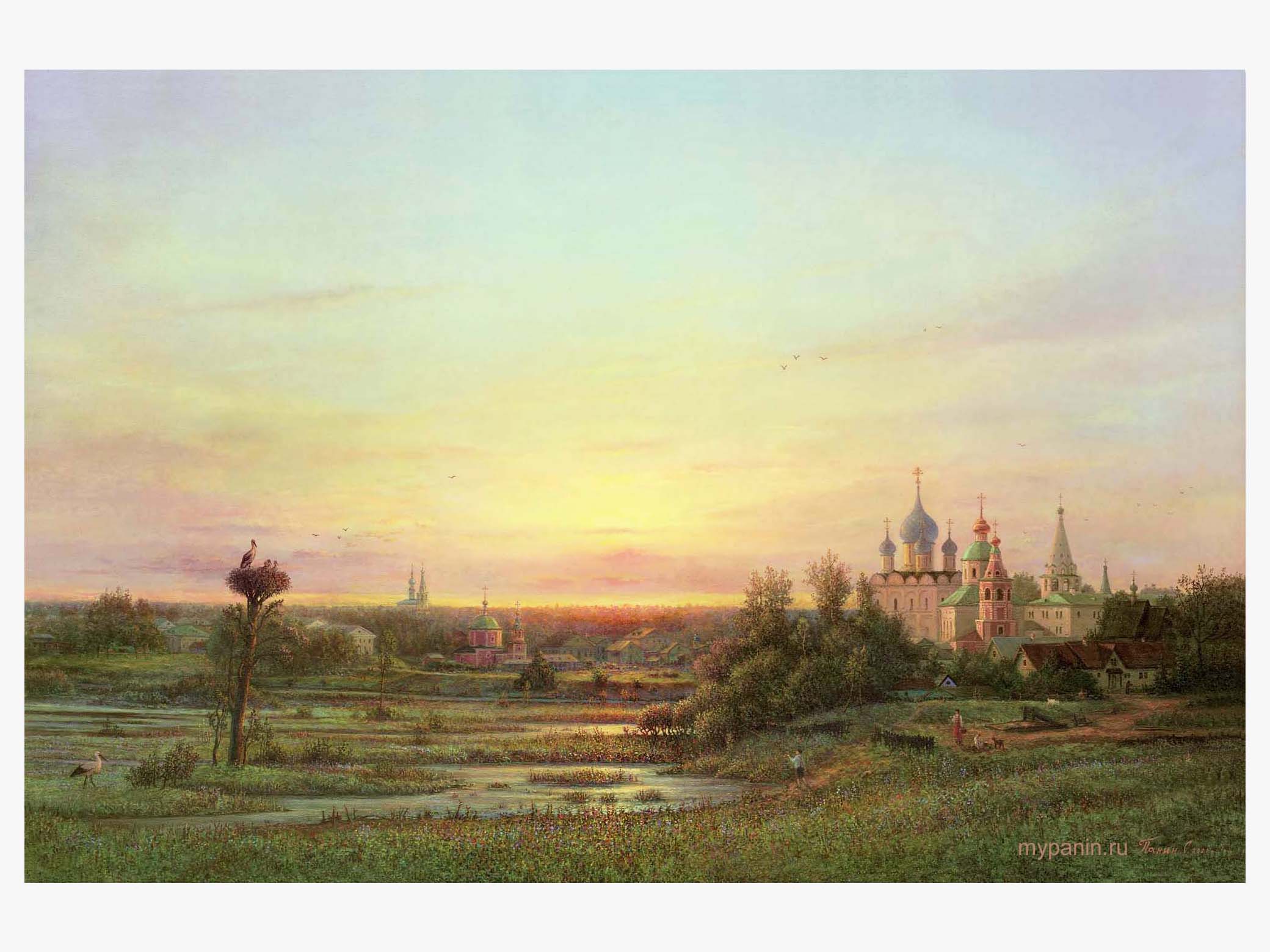 Суздаль. Русь Православная. Художник Сергей Панин.